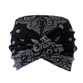 Wide Twist Front Stretch Turban Headband - Color_01