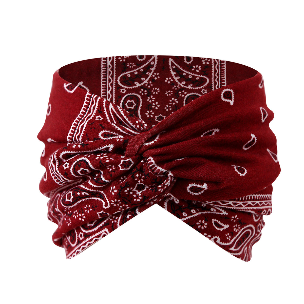 Wide Twist Front Stretch Turban Headband - Color_03