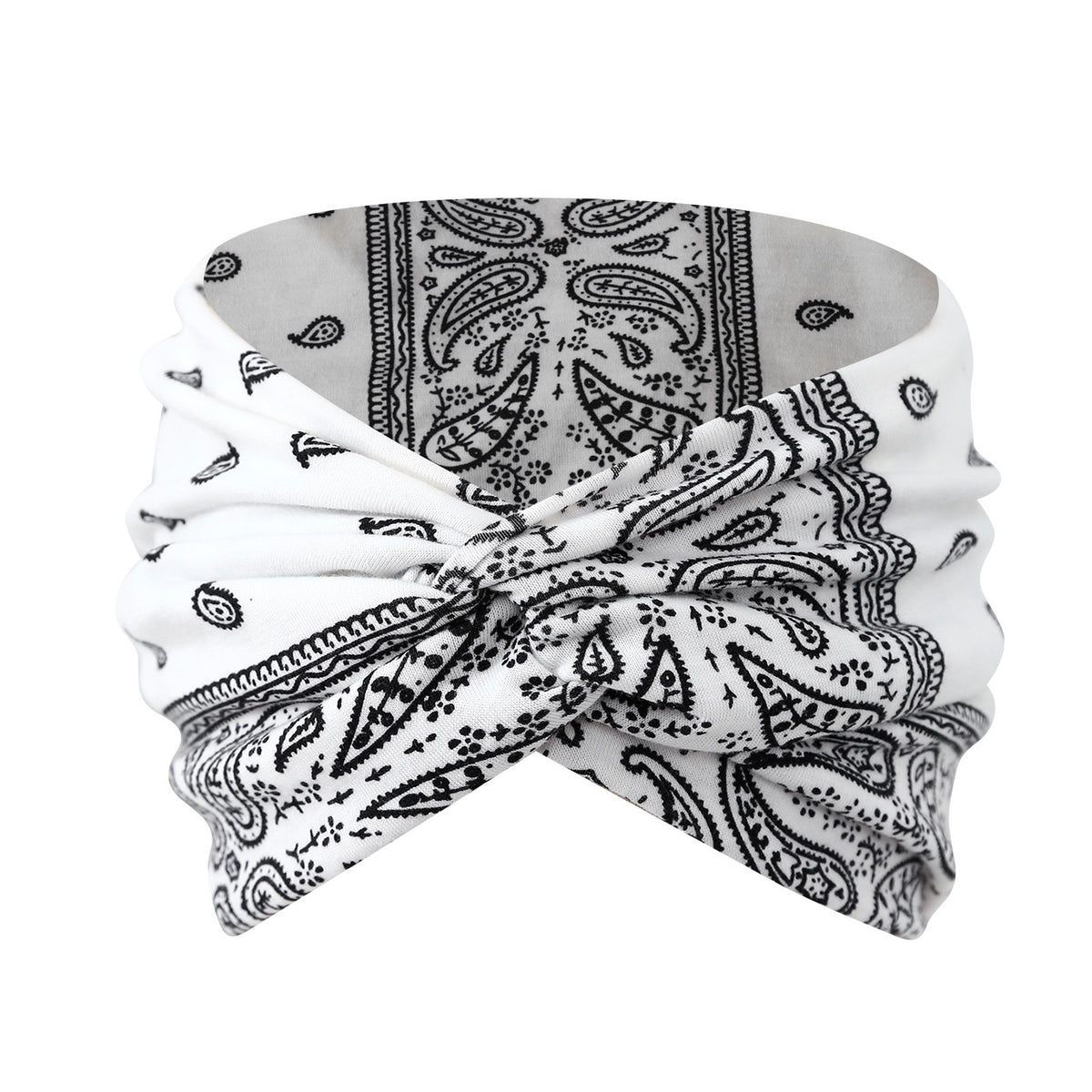 Wide Twist Front Stretch Turban Headband - Color_07