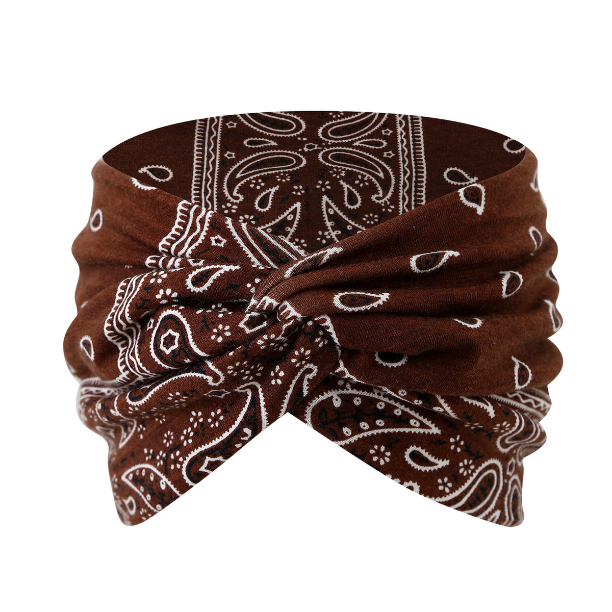 Wide Twist Front Stretch Turban Headband - Color_11