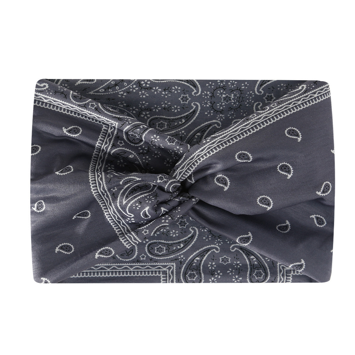 Wide Twist Front Stretch Turban Headband - Color_20