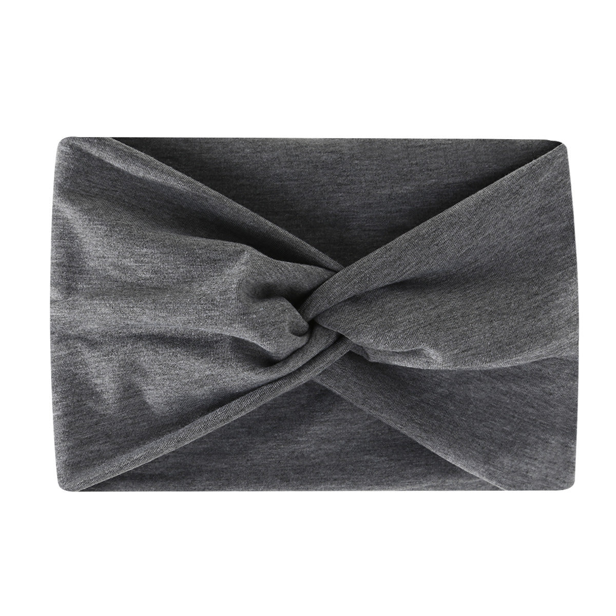 Wide Twist Front Stretch Turban Headband - Color_34