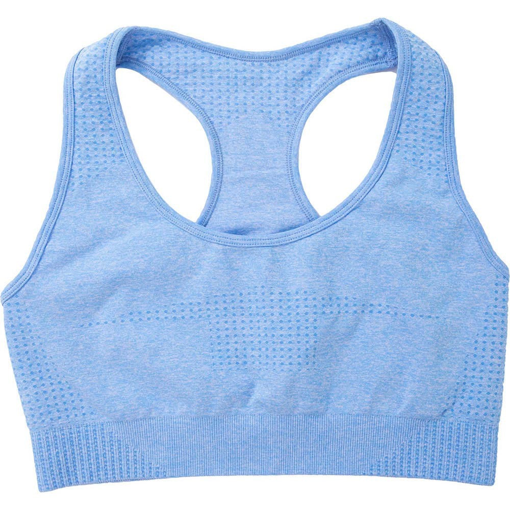 Jacquard Seamless Racerback Sports Top - Blue