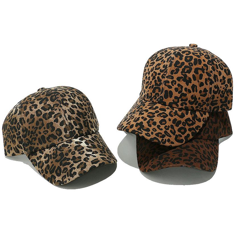 Leopard Print Ponytail Baseball Cap - Coffee - 4