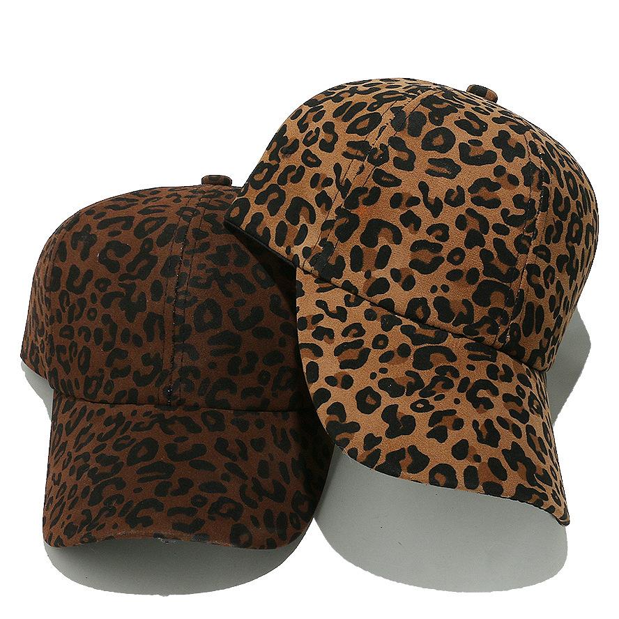 Leopard Print Ponytail Baseball Cap - Coffee - 6