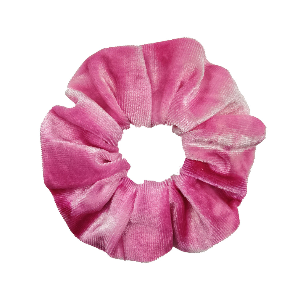 Rainbow Tie Dye Velvet Scrunchie - NO05