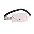 Pebbled Faux Leather Envelope Belt Bag