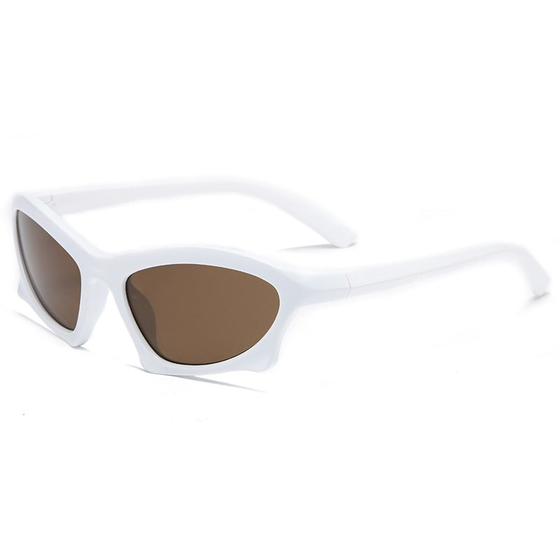 Futuristic Wrap Cat Eye Sunglasses - Color_10