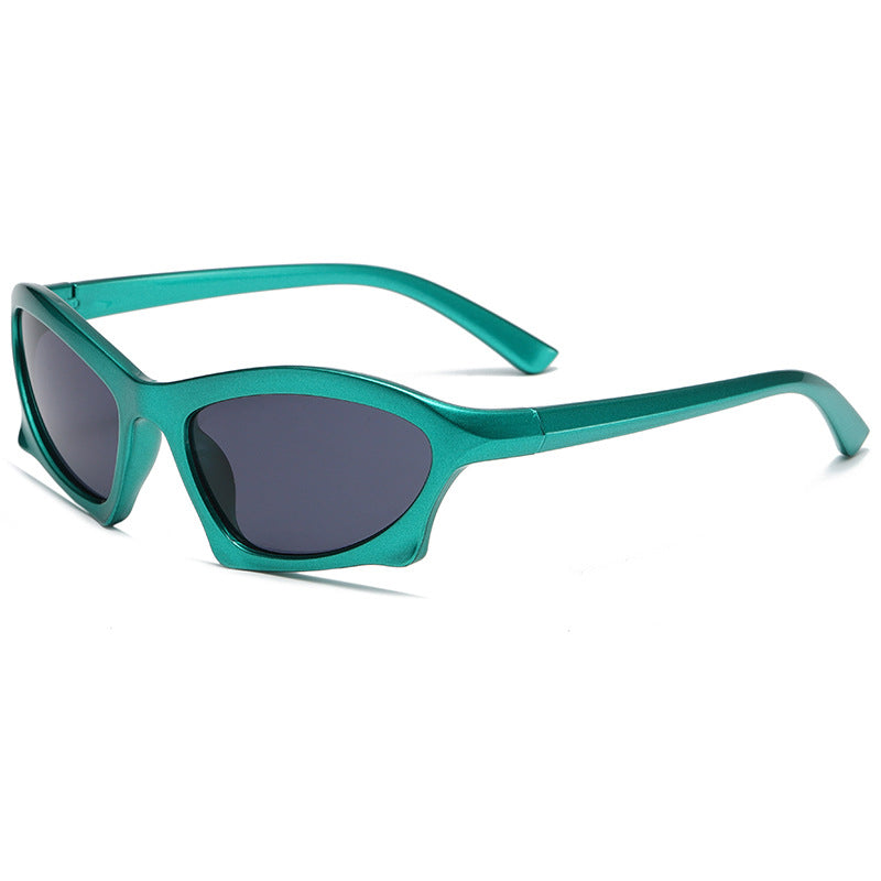 Futuristic Wrap Cat Eye Sunglasses - Color_2