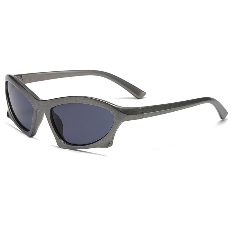 Futuristic Wrap Cat Eye Sunglasses - Color_4