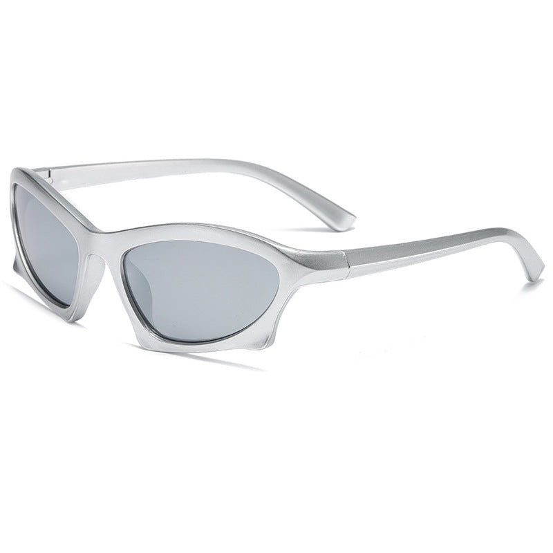 Futuristic Wrap Cat Eye Sunglasses - Color_6