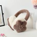Smiley Star Two Tone Plush Earmuffs - C3