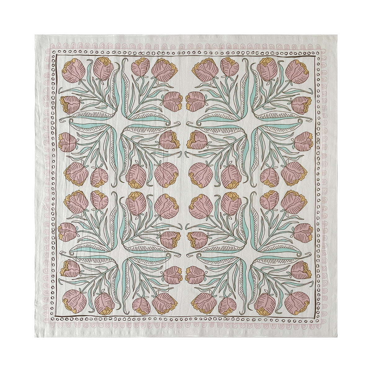 Lobster And Floral Print Summer Bandana - NO-1
