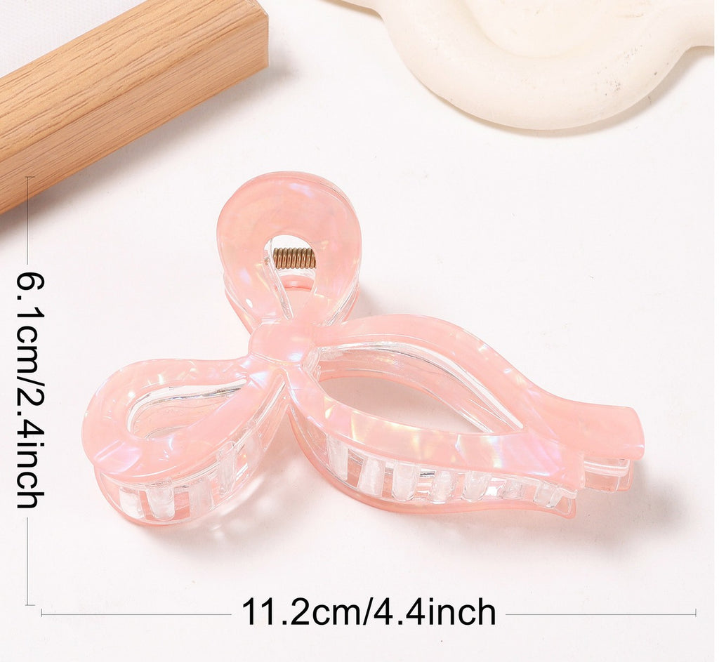 Jelly Bow Shaped Large Claw Hair Clip - view 1
