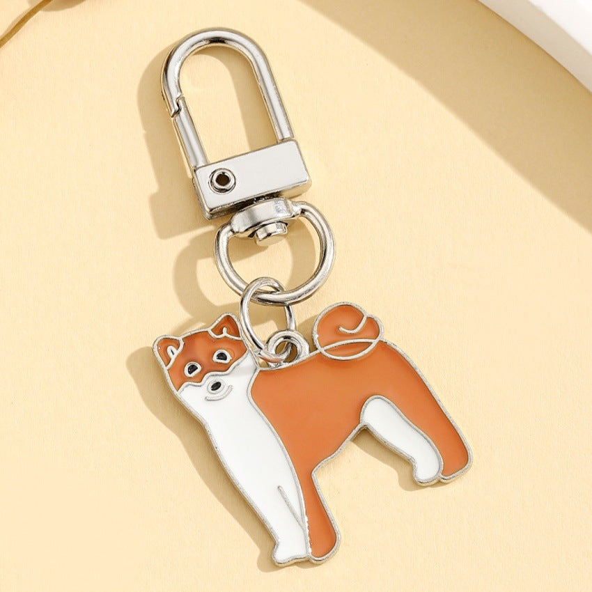 Enamel Dog Breed Keychain Bag Charm - NO-10