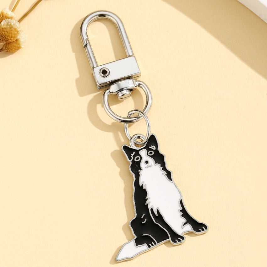Enamel Dog Breed Keychain Bag Charm - NO-2