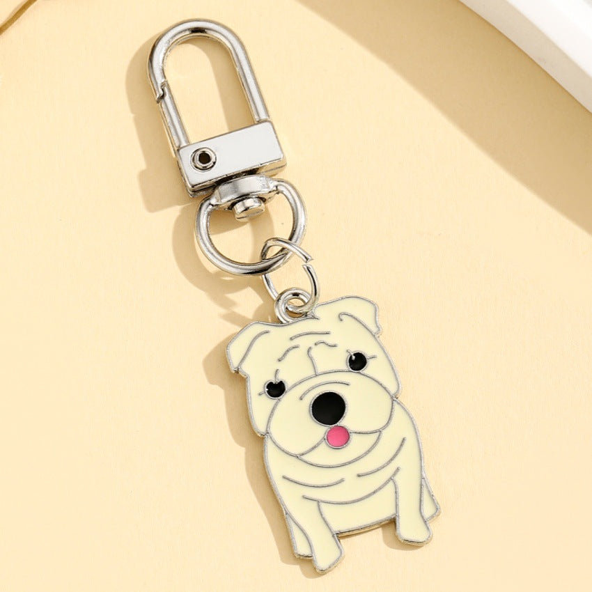 Enamel Dog Breed Keychain Bag Charm - NO-4