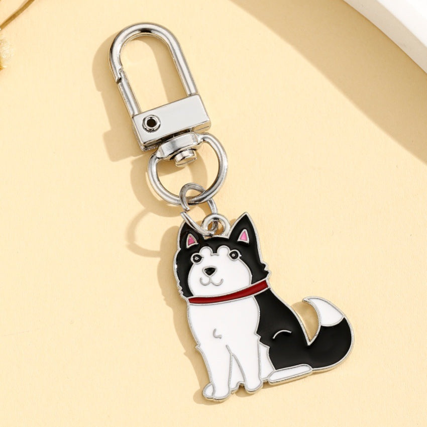 Enamel Dog Breed Keychain Bag Charm - NO-6