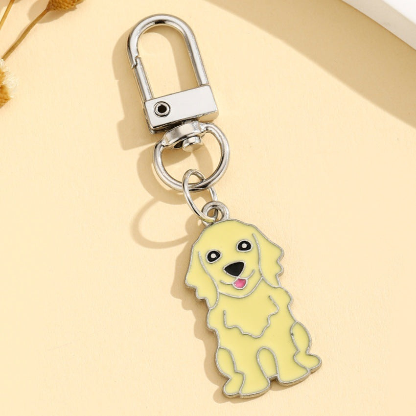 Enamel Dog Breed Keychain Bag Charm - NO-7