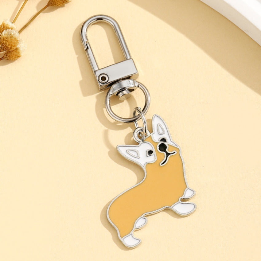Enamel Dog Breed Keychain Bag Charm - NO-8