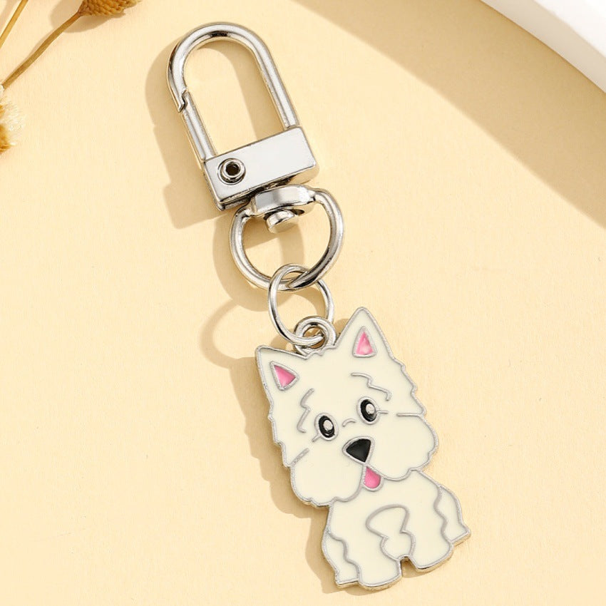 Enamel Dog Breed Keychain Bag Charm - NO-9
