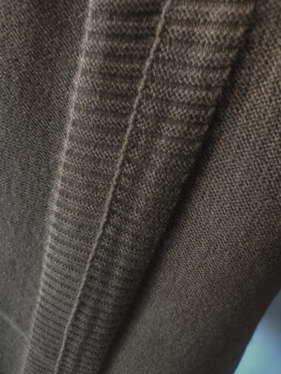 Oversized Hooded Cocoon Knit Cardigan - Taupe - 5