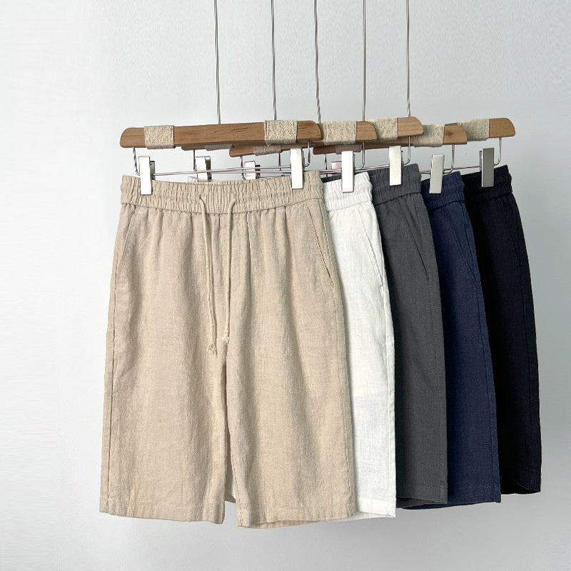 Drawstring Waist Bermuda Shorts for Summer