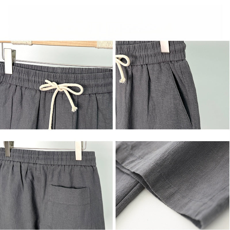 Drawstring Waist Bermuda Shorts for Summer - view 3