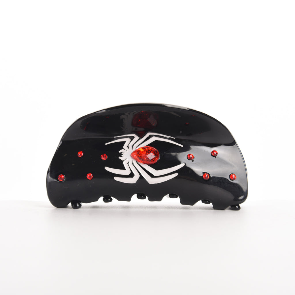 Gothic Rhinestone Halloween Hair Claw Clip - view 1