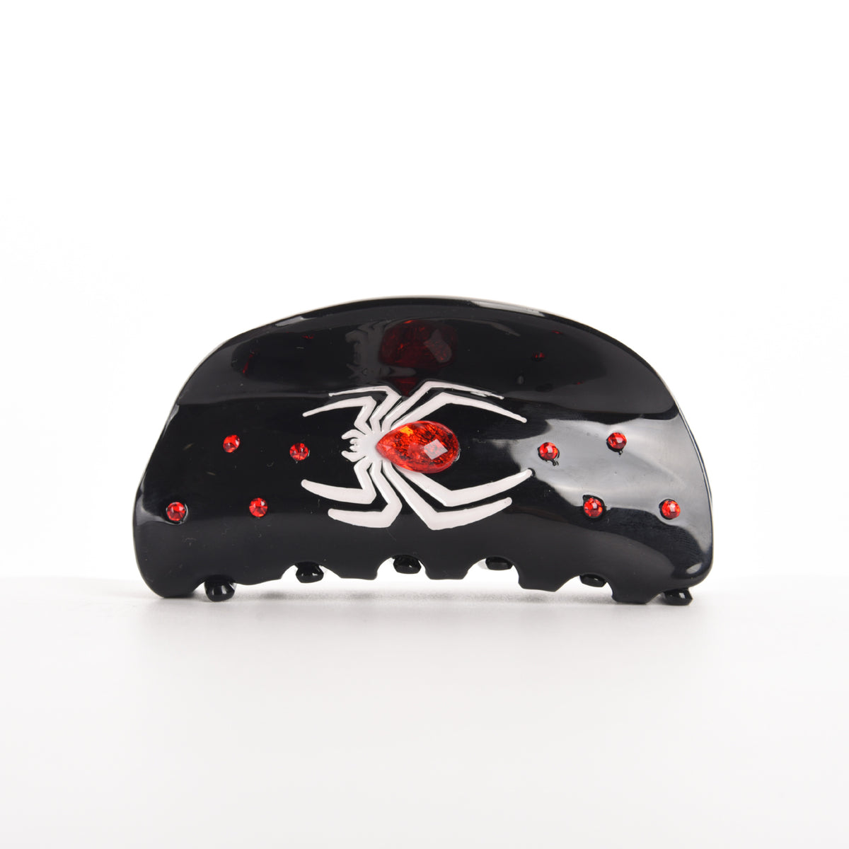 Gothic Rhinestone Halloween Hair Claw Clip - view 1