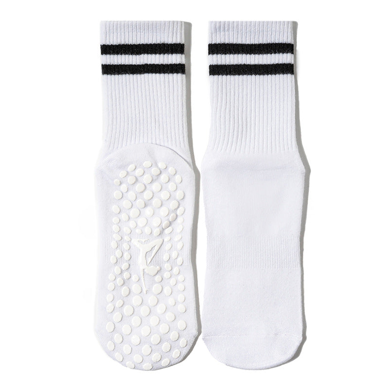 Non Slip Grip Socks For Pilates And Yoga - White