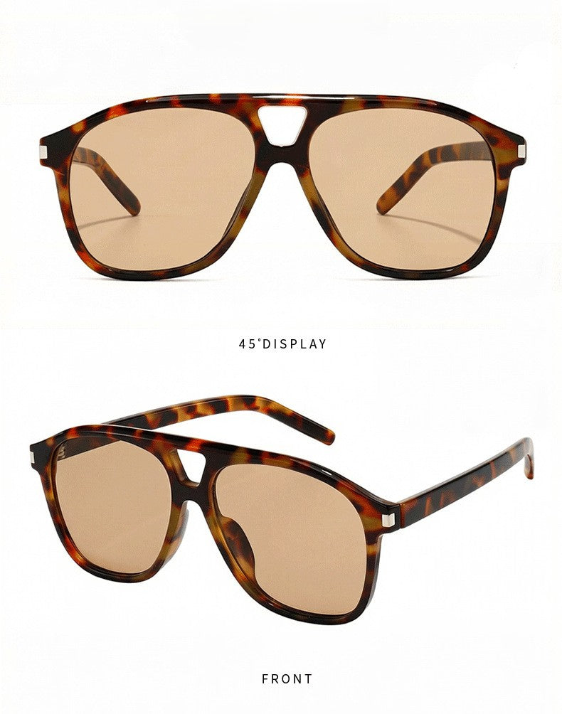 Twin Bridge Pilot Frame Sunglasses