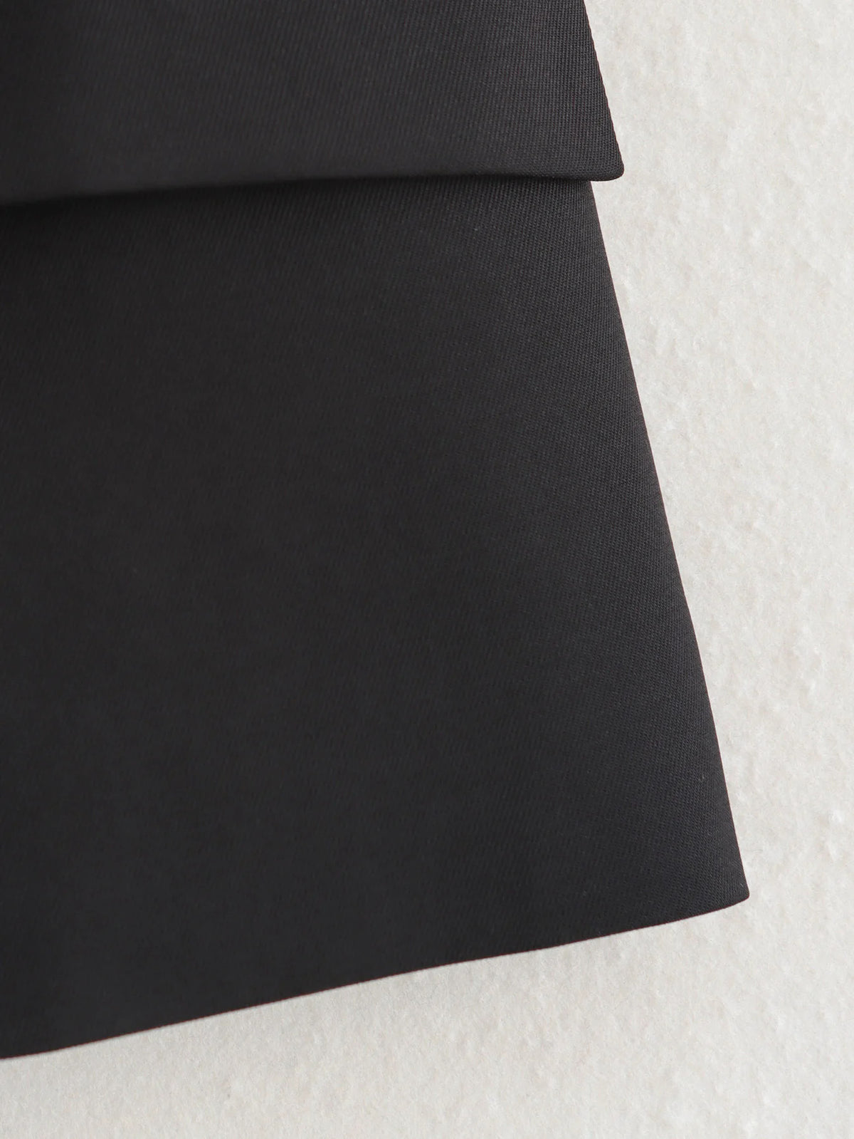 Tie Back Tailored V Neck Waistcoat - Black - 3