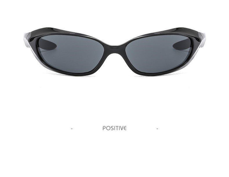Y2K Punk Street Sunglasses - Black - 2