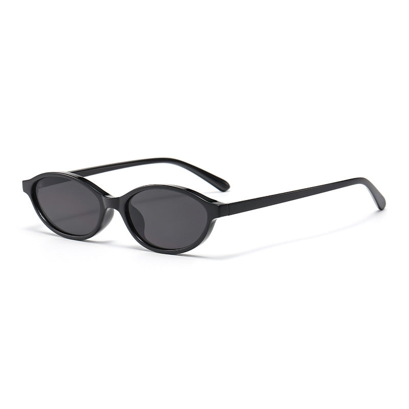 Compact Oval Lens Everyday Sunglasses - NO01