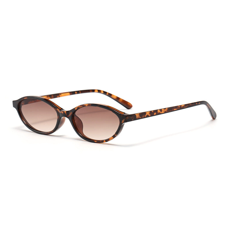 Compact Oval Lens Everyday Sunglasses - NO03