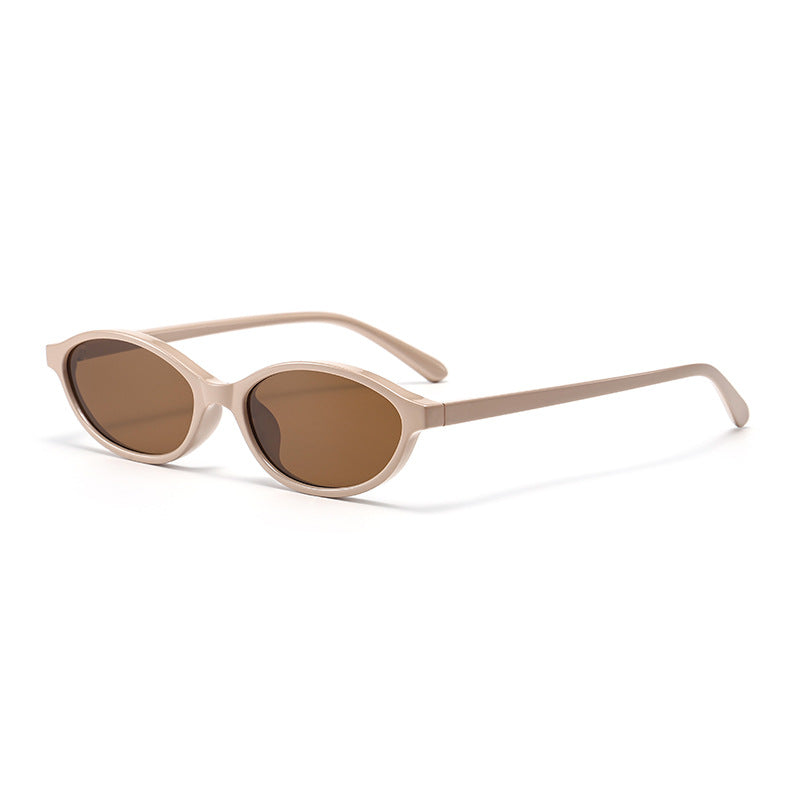 Compact Oval Lens Everyday Sunglasses - NO05