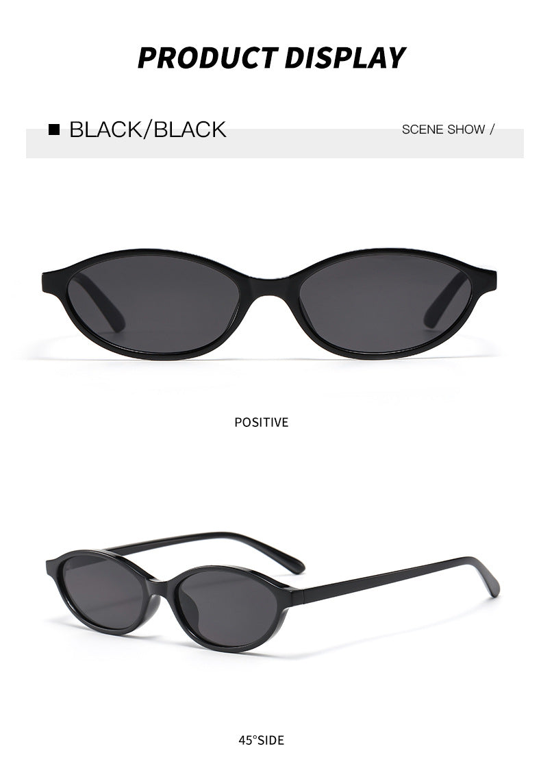 Compact Oval Lens Everyday Sunglasses