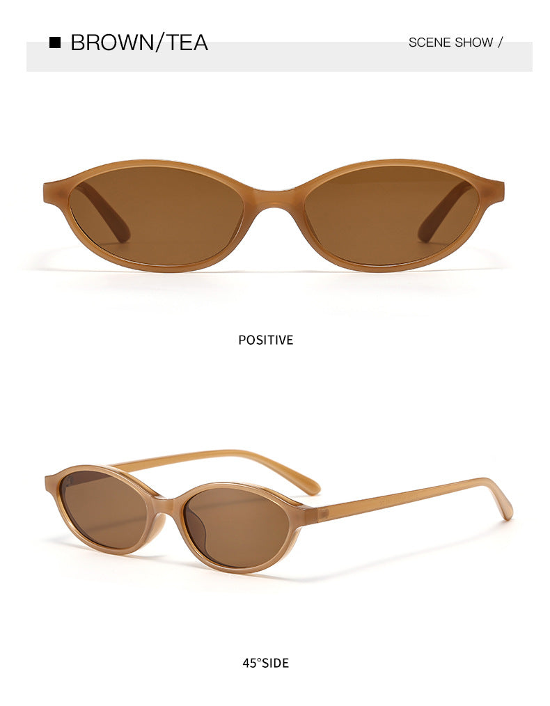 Compact Oval Lens Everyday Sunglasses - view 6