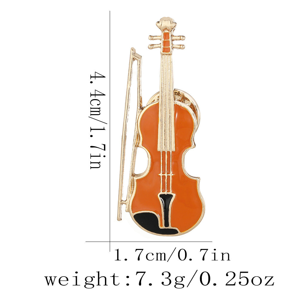 Miniature Instrument Lapel Pin for Music Lovers - C3