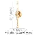Miniature Instrument Lapel Pin for Music Lovers - C4