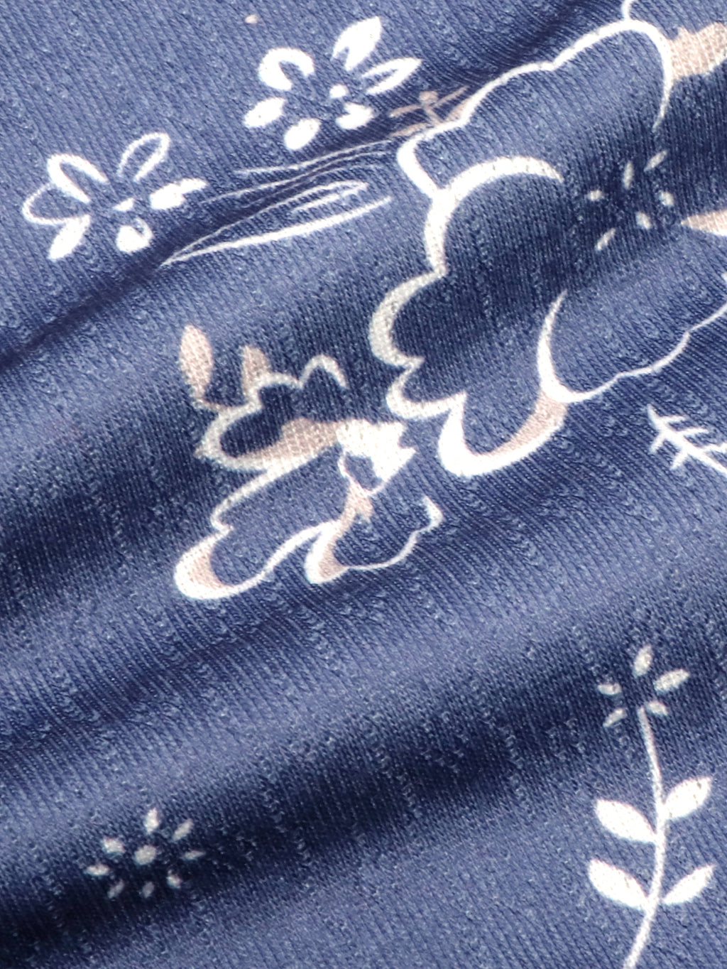 Ditsy Bloom Print Long Sleeve T-Shirt - Blue - 6