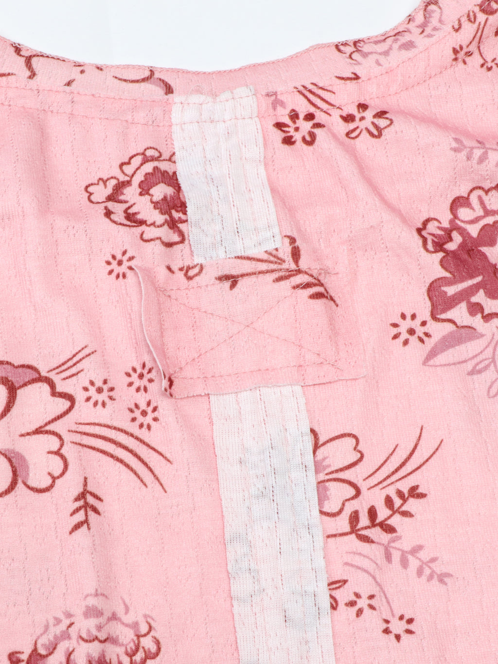 Ditsy Bloom Print Long Sleeve T-Shirt - Pink - 3