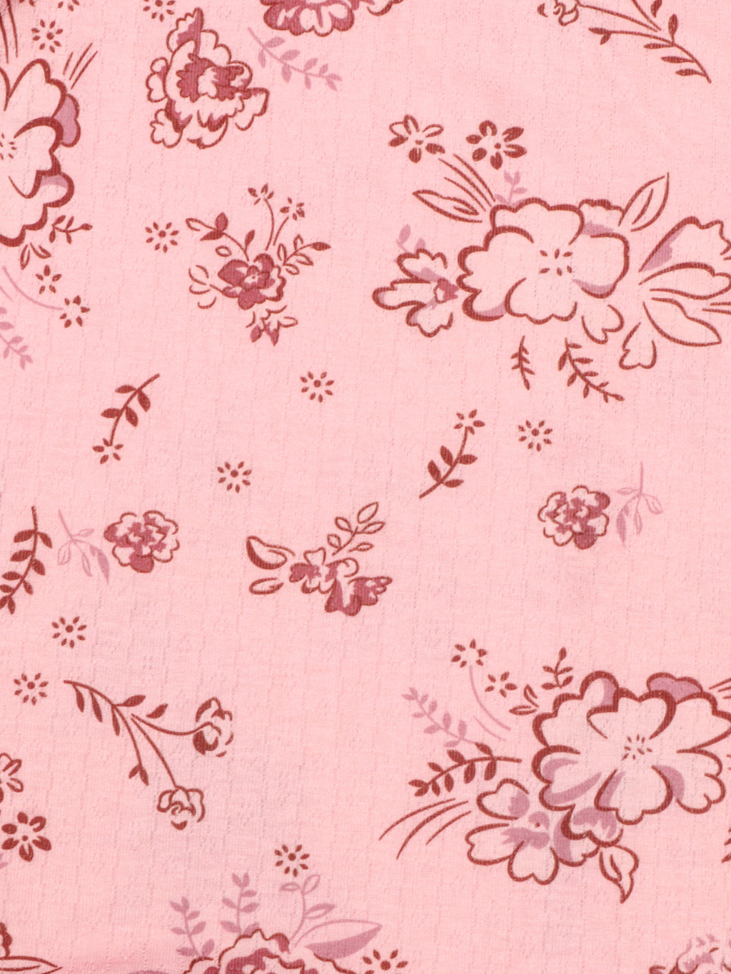 Ditsy Bloom Print Long Sleeve T-Shirt - Pink - 6