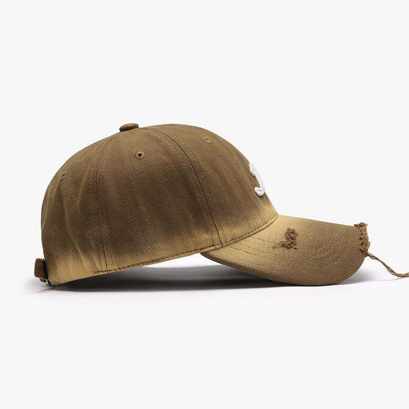 Gradient Wash Distressed Baseball Cap - view 2