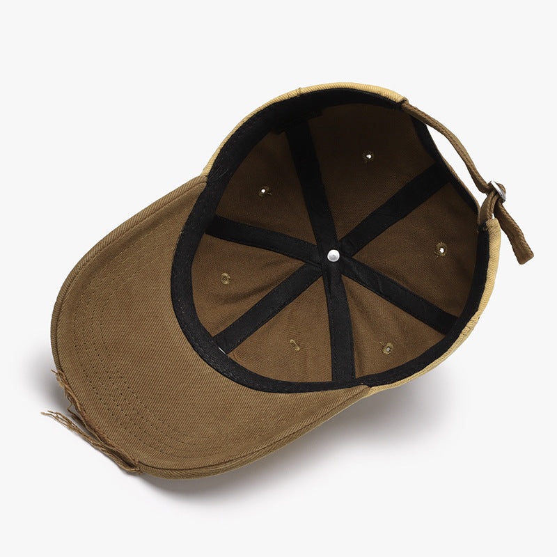 Gradient Wash Distressed Baseball Cap - view 4