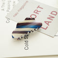 Marbled Cloud Shaped Hair Claw Clip - Blue