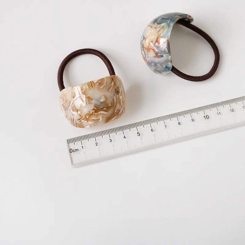 Curved Acetate Ponytail Cuff Hair Tie - view 3