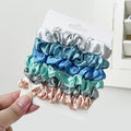 Satin Mini Scrunchie Six Piece Set - NO_01