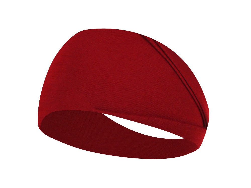 Solid Wide Elastic Yoga Sweatband - Color_01